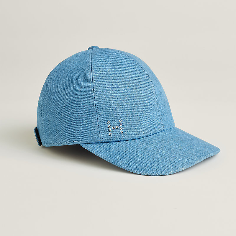 【HERMES】サイドに「H」モチーフ☆Tess Pierce デニム キャップ Tess Pierce cap | Hermès USA